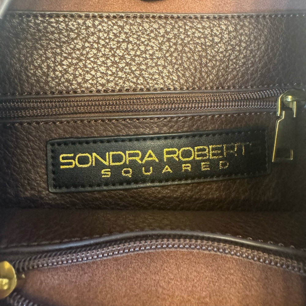 Sandra Roberts Square Red purse